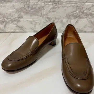 HIROFU 히로후 펌프스 23.5cm 브라운 가죽 신발