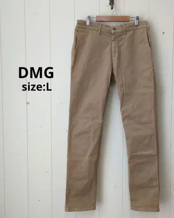 도밍고 DMG 스트레치 이지 슬림 트라우저 팬츠 베이지 L