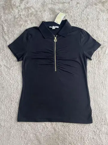 MICHEAL KORS 블랙 반팔 피케 셔츠
