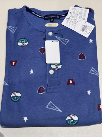 Munsingwear 반팔 긴 팬츠 S 블루