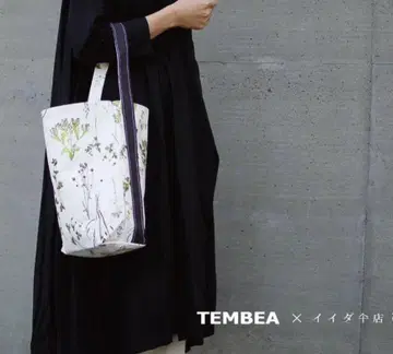 이이다 우산점 TEMBEA 원핸들 토트 압화 패턴