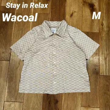 Stay in Relax M 와코루 반팔 셔츠 릴랙스 셔츠