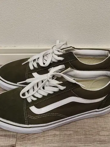 Vans 올리브 그린 스니커즈 26cm
