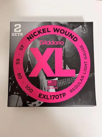 D'Addario EXL170TP 일렉 베이스 줄 2세트