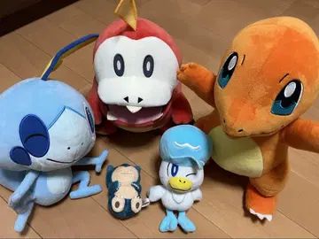 포켓몬 봉제인형 5개 세트 (히토카게, 메, 뜨아거 등)