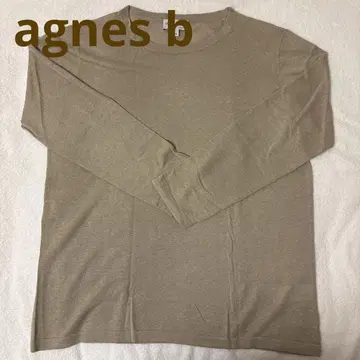 [ agnes b ] 실크 린넨 티셔츠 1
