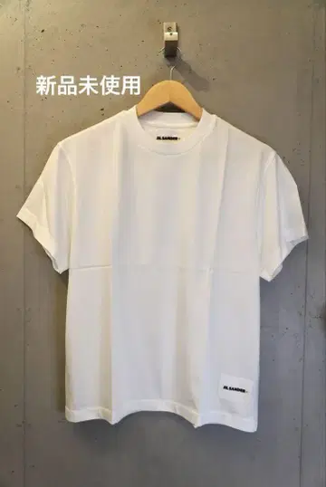 미사용 새상품 JILSANDER 팩 티셔츠 화이트 M 사이즈