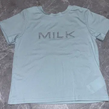 MILK jouetie 콜라보 티셔츠 스카이블루 미니
