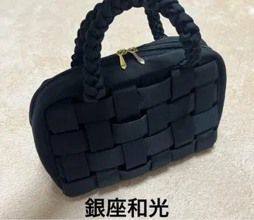 긴자 와코 땋은 디자인 핸드백