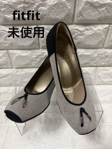 [미사용] fitfit 발수 발레 펌프스 웨지솔 22.5cm