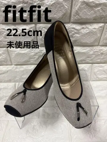 [미사용] fitfit 발수 발레 펌프스 웨지솔 22.5cm