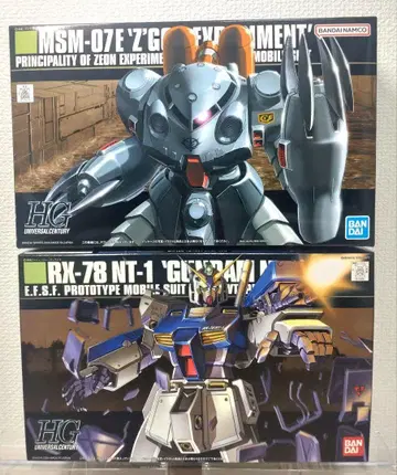 [ 2종 세트 ] HG 1/144 즈고크 E / 건담 NT-1 알렉스