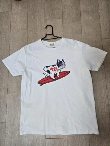 TES 프렌치 불독 티셔츠 L