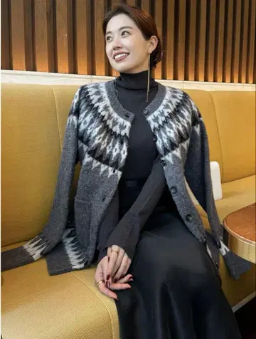 노르딕 니트 가디건 아뉴앙스