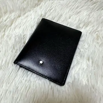 몽블랑 가죽 카드 케이스 명함지갑 블랙