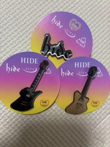 hide 핀즈 캡슐 로고 기타 3세트