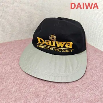 레어 다이와 DAIWA 구 로고 캡 GC-6306 자수 발수 가공