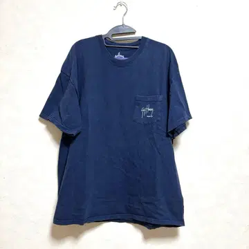 Guy Harvey 물고기 프린트 T셔츠 네이비