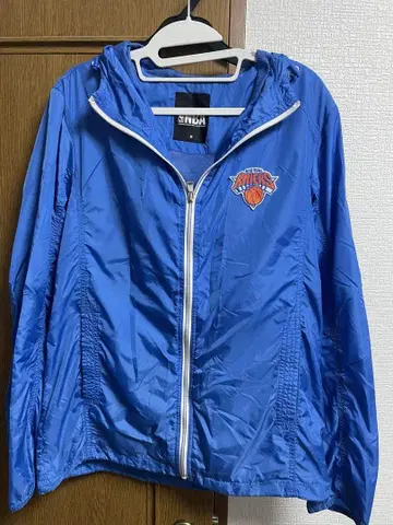 NBA 뉴욕 닉스 나일론 재킷 후드