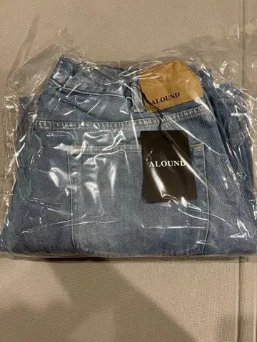 ALOUND VENTILATION BLEACH DENIM PANTS
