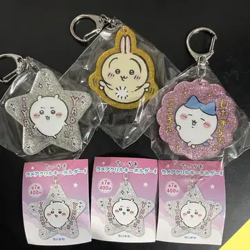 치이카와 라메 아크릴 키링 4 치이카와 토끼 하치와레 가챠