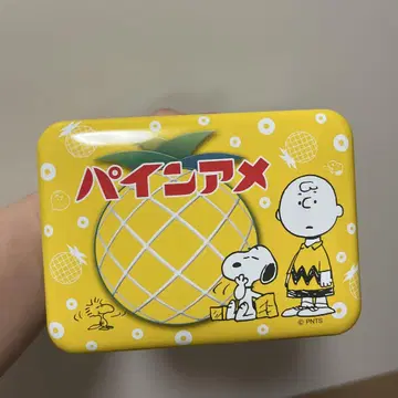 PEANUTS 스누피 x 파인아메 콜라보 한정판 디자인 캔 미개봉