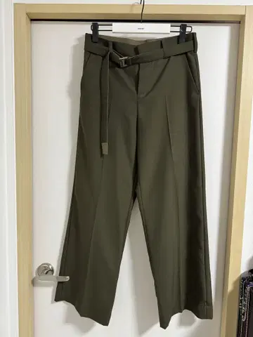 sacai 수팅 팬츠 ss 카키 사이즈 1