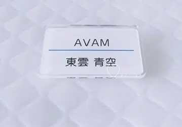 AVAM 시노노메 소라 명찰 배지