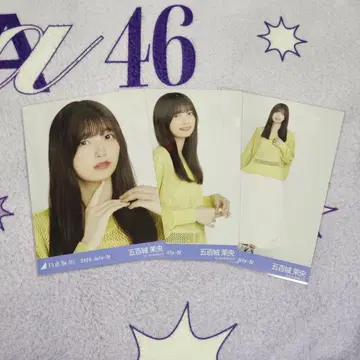 노기자카46 브로마이드 이오키 마오 메쉬 니트 컴프