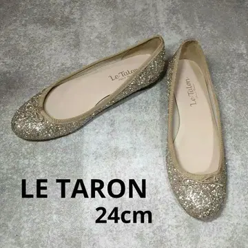 Le Talon 르탈론 글리터 발레 슈즈 골드