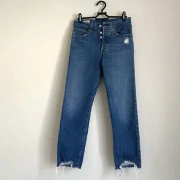 Levi's 501 W26 여성용 데님 청바지 팬츠 리바이스