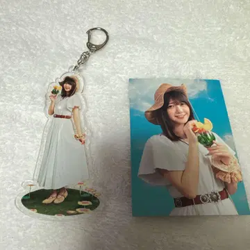 노기자카 카페 토미사토 나오 아크릴 키링 트레이딩 카드