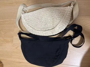 유니클로 라운드 미니 숄더백 라운드 미니 크로셰 백