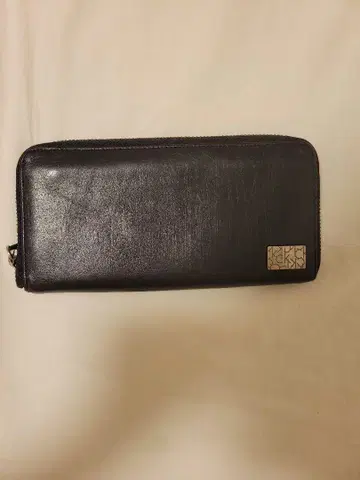 Calvin Klein 블랙 가죽 장지갑