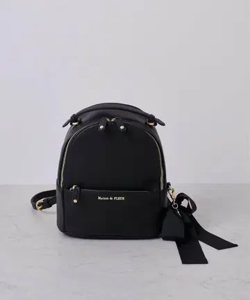 Maison de FLEUR 블랙 럭색 백팩