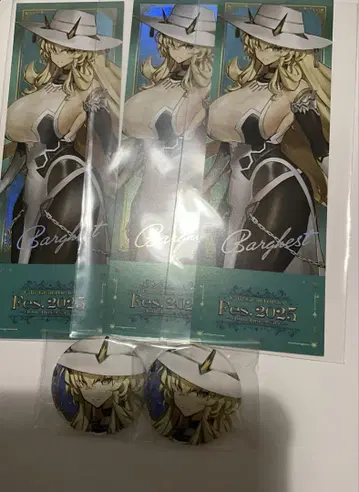 FGO Fes 랜덤 티켓풍 카드 영기소환 캔뱃지 바게스트