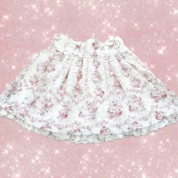 00s y2k LIZ LISA 히메카지 히메갸루 치마바지 꽃무늬 레이스