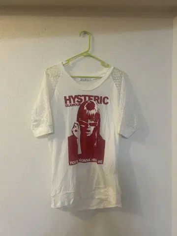 HYSTERIC GLAMOUR 반팔 티셔츠 화이트