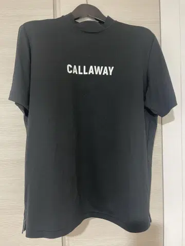 CALLAWAY 블랙 모크넥 셔츠