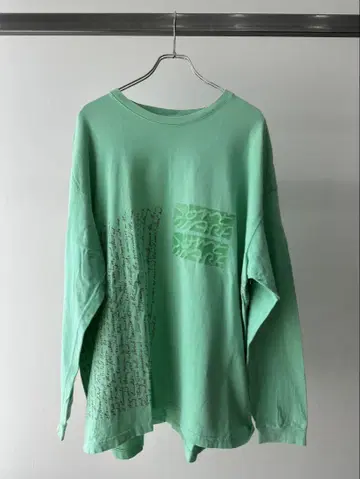 SOME WARE 프린트 긴팔 티셔츠