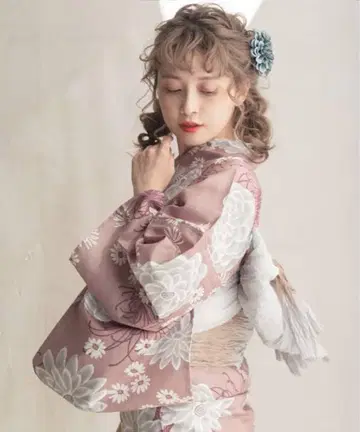 dita 매실 미즈키의 국화 흩날림 유카타 단품
