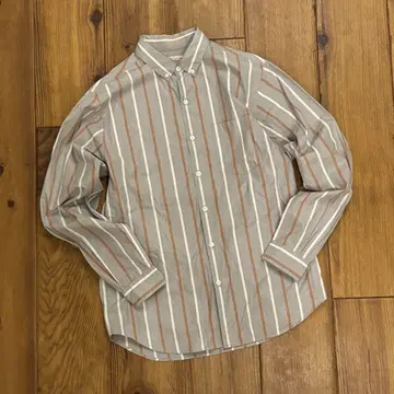 steven alan L 스트라이프 긴팔 셔츠