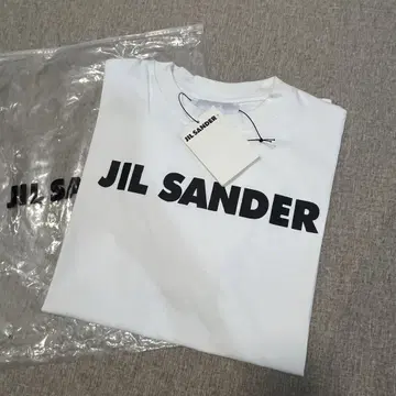 초인기 JIL SANDER 화이트 티셔츠 M*