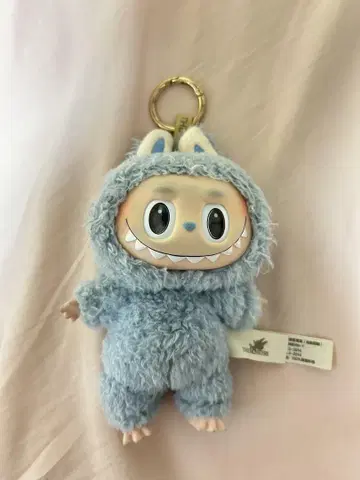 popmart labubu 초기 택 마카롱