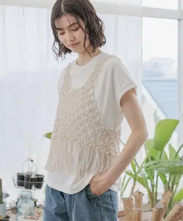 니코앤드 마크라메 프린지 베스트