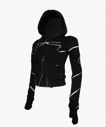 THEREDTHREAD S embroidery ribbon hoodie