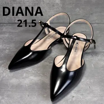 [미사용 새상품] DIANA 다이애나 T 스트랩 슈즈 21.5cm 블랙