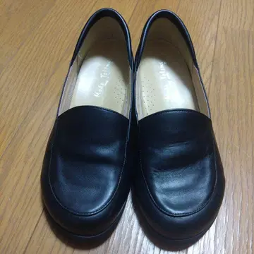 검정 가죽 신발 일본제 24cm 4E