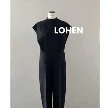 새상품급 LOHEN 로헨 스탠드 카라 턱 슬리브 올인원 36