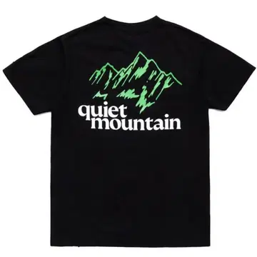 희귀 미국제 새상품 quiet mountain 티셔츠 L 블랙 Creek